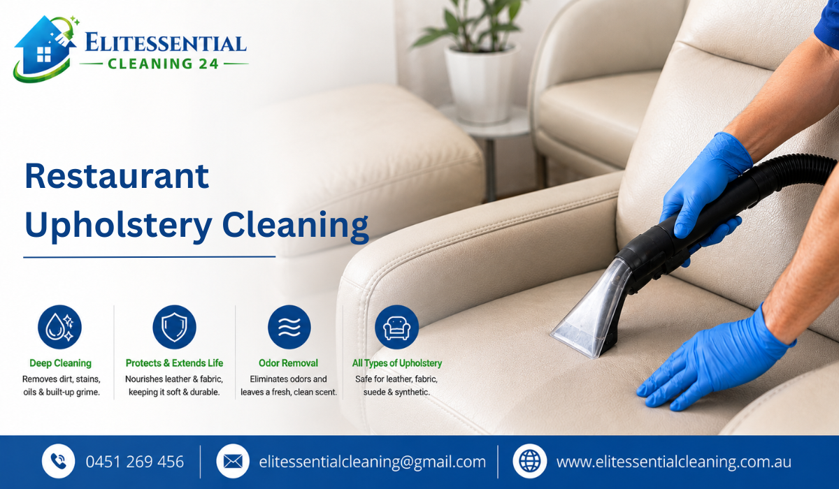 Restaurant Upholstery Cleaning